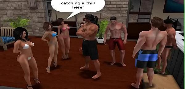 Hot Tubs and Hot Couples Scene 5